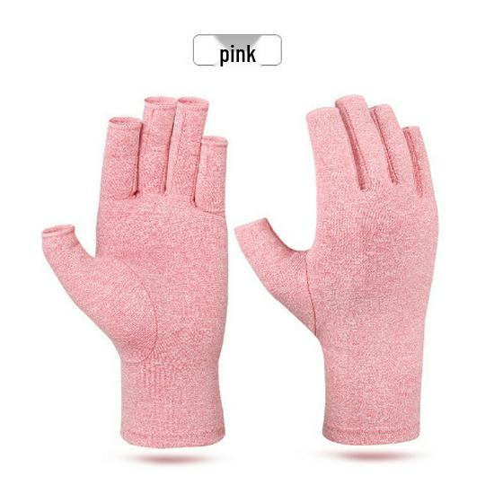 Half-Finger Compression Gloves for Joint Discomfort Relief