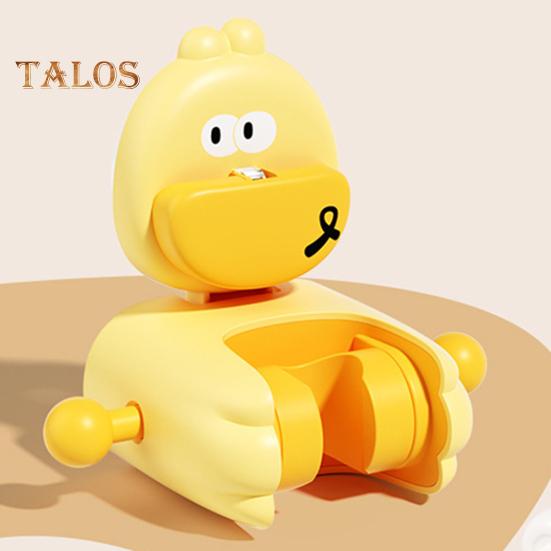 Shower Rack Cartoon Bear Duck Shape Wall-mounted Suction Cup Shower Holder Strong Load-Bearing Capacity Hook Design Shower Shelf