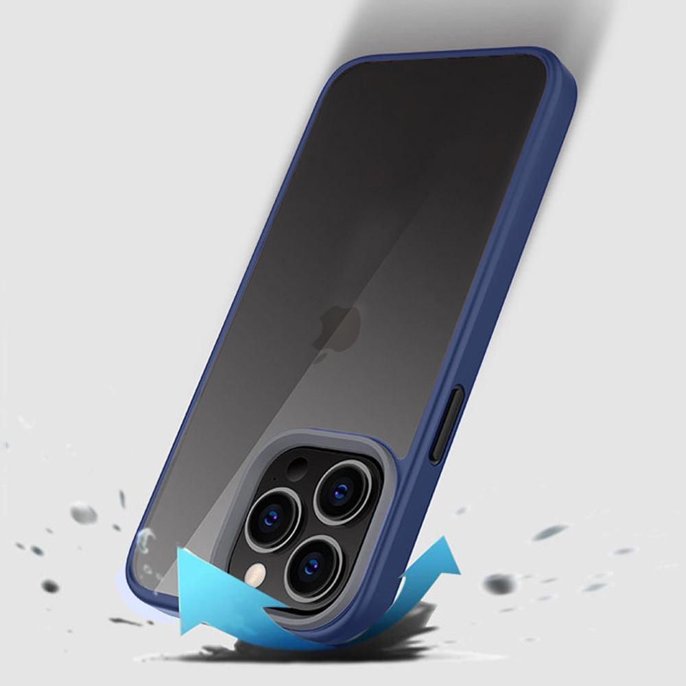 Case for iPhone 13 Pro, ERBORD Hybrid Case, blue