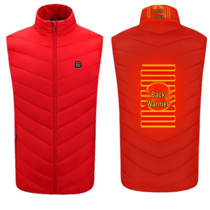 Men's Smart USB Heated Vest with Four to Eight-Zone Temperature Control