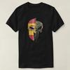 Spanische Streitkräfte Spartanerhelm Totenkopf T-Shirt Neu 100% Baumwolle Kurzarm Rundhals T-Shirt Lässiges Herren Oberteil
