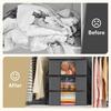 1/3/4/6/9 Pcs Foldable Comforter clothing Storage Bag Household Clothing Storage Box Dustproof Quilt Storage wardrobe organizer