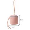 Vintage Leather Cosmetic Bag Lipstick Change Storage Bag Portable Travel Storage Bucket Personality Mini Round Coin Purse