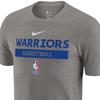 Nike Golden State Warriors Dri-Fit Shooting Shirt Short Sleeve Men Tops Grey DR6463-063