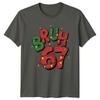 Bruh Sechs Sieben 67 Weihnachtsbeleuchtung Feiertage Unisex T-Shirt Unisex Grafik Unisex