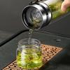 Double-Layer Borosilicate Glass Tea Infuser Bottle