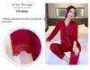 2024 Spring-Fall Ice Silk Couple Pajamas Set: Sexy Women's Long Sleeve & Men's Thin Korean Style Summer Sleepwear.