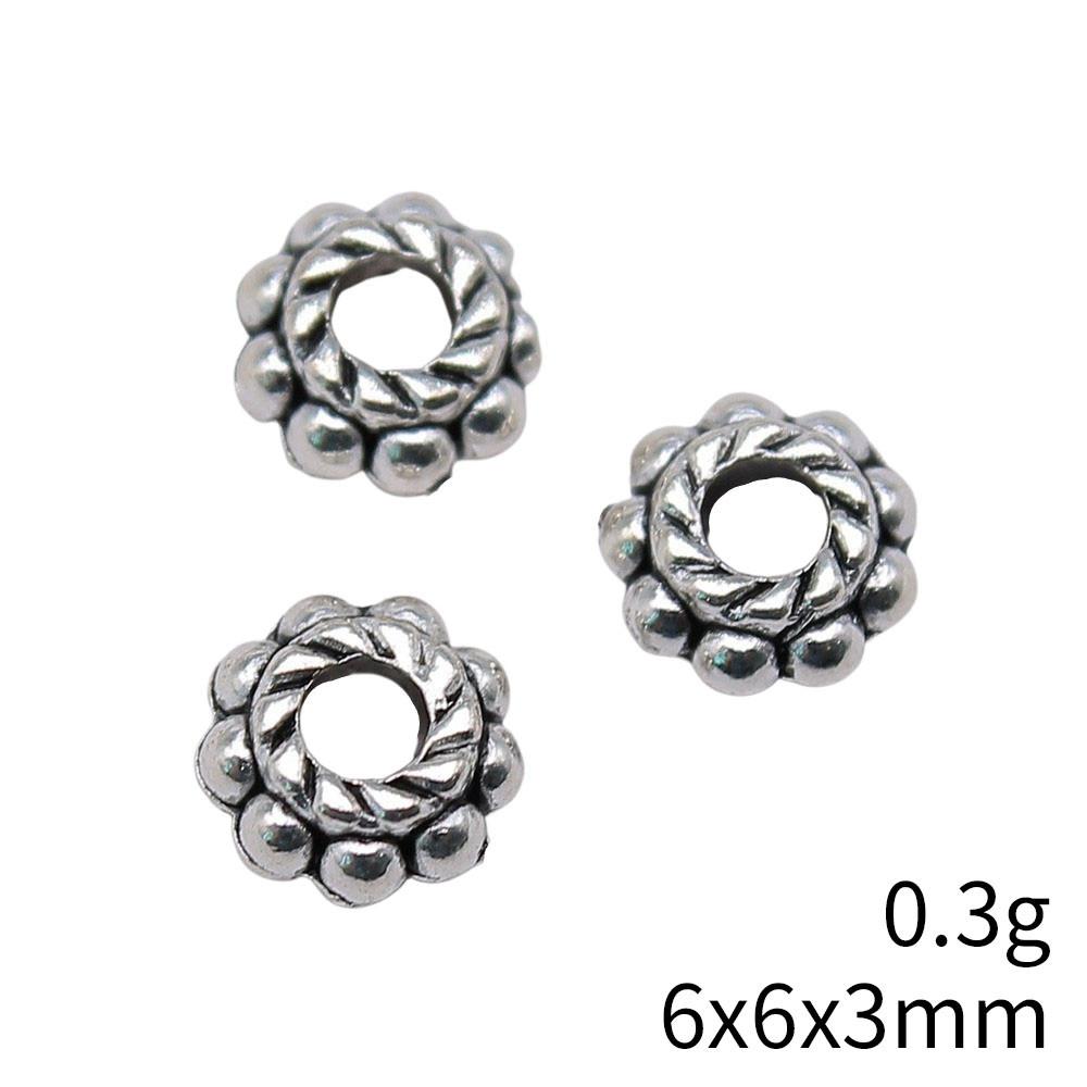 New Year's Day Jewelry Findings Small Torus Spacer Beads Accessories Parts Backpack Accessories