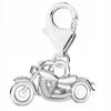 Silver Pendant Hanging With Motorcycle Harley Motorcycle Silver 925