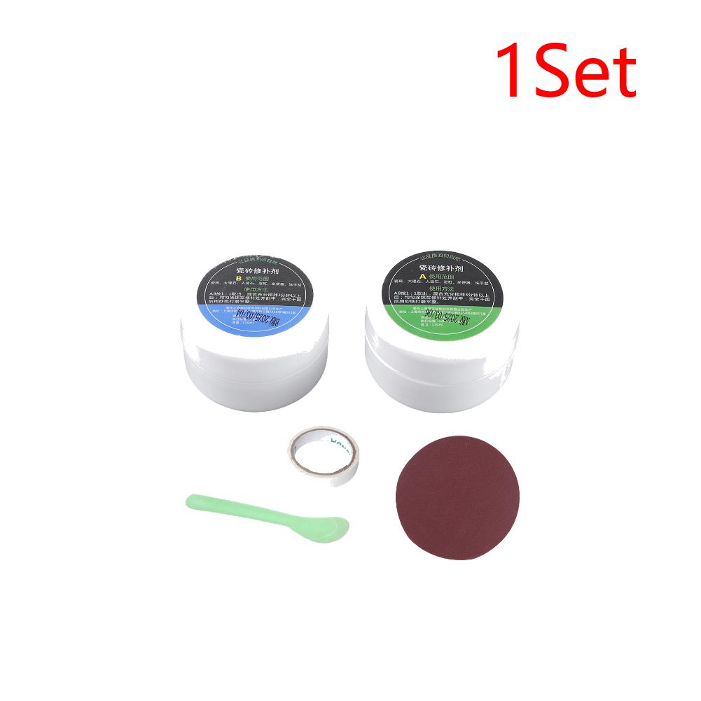 

Tile Repair Kit Ceramic Floor Tile Toilet Washbasin Repair Glue Crack Repair Caulk Glue Tile Stone Crack Repair Kit for Cracks