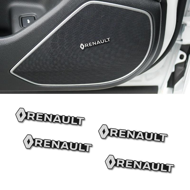 Adesivo Distintivo Audio Auto in Metallo Emblema Auto Decalcomania Accessori per Renault Fluence Captur Megane Clio Kadjar Talisma Arkana Kadjar