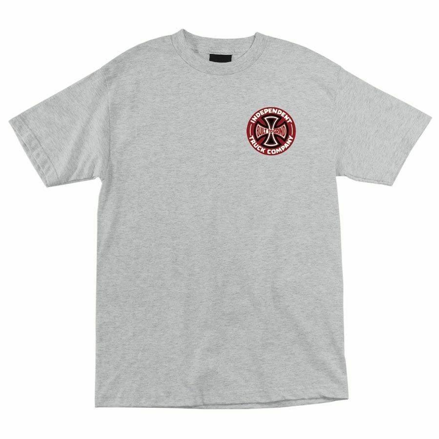 Independent Trucks TC BTG LOGO Skateboard T Shirt ATHLETIC HEATHER M