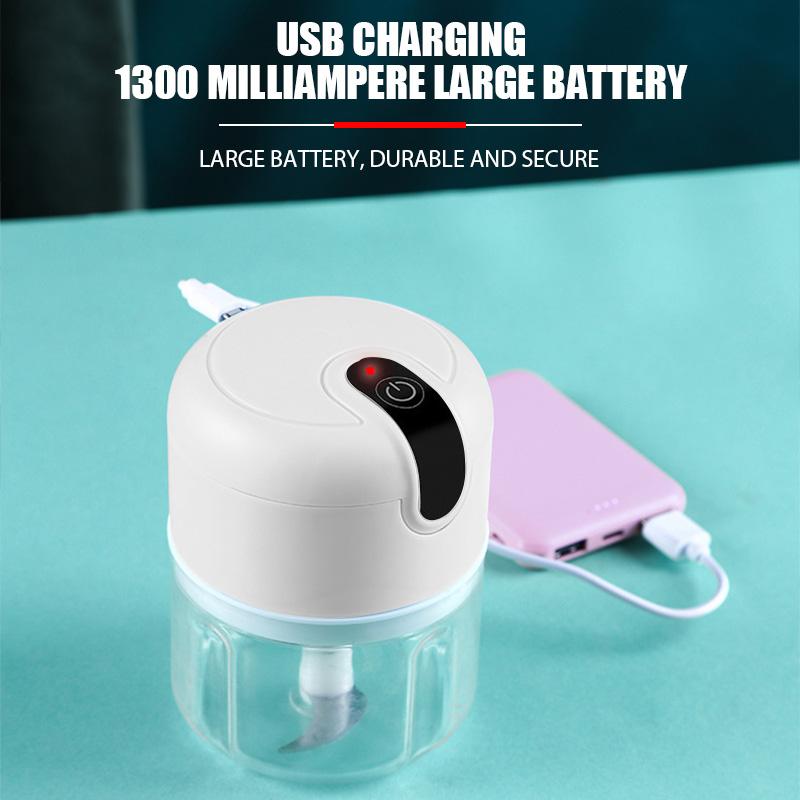 Kitchen Multi-Function Electric Garlic Press Home Use Meat Mincer Garlic Crusher & Press Garlic Vegetable Chopper Usb Charging