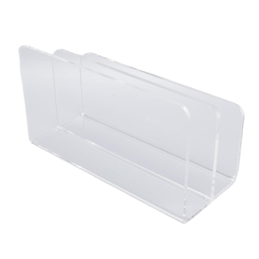 17.5x7.5x9.5cm Mail Sorter Transparent Envelope Folder Rack Modern Desktop Letter Holder  Home Use
