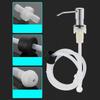 Stainless Steel Soap Dispenser Extension Tube Kit Kitchen Sink Liquid Soap Dispenser Bathroom Lotion Detergent Hand Press Pumps