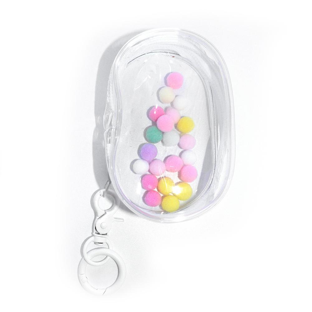 1Pcs Transparent Mystery Box Keychain Bag Storage Case Organizer Box Storage Pouch Jewelry Wallet Thicken Toy Doll Gifts Bag