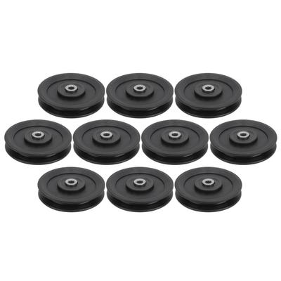 10 piezas 115 mm Polea de Rodamiento de Nailon para Fitness Accesorios de Gimnasio en Casa Accesorio de Entrenamiento de Fuerza para Ejercicio
