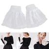 Embroidery Lace Flower Arm Sleeves Comfortable Armwear Wrist Cuffs Decorative Sleeves for Women Casual Formal Occasion