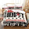 3D Green Day ' AMERICAN IDIOT Bedding Set Duvet Cover Full Queen King Size Pillowcase Bed Printed Aldult Kid Bedroom Single Twin