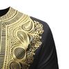 Conjunto masculino de 2 peças, calça de manga comprida, traje tradicional dashiki