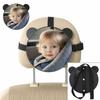 Bear Ear Baby Car Mirror Round Mirror Face Rearview Mirror for Infant  Family Car Trips