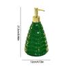 Festive Ceramic Pump Bottle Refillable Dispenser For Shampoo Body Wash Storage Christmas Themed Bathroom Accessory