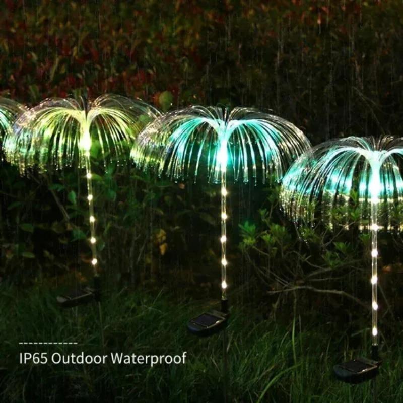 1/2/4PC Solar Jellyfish Light Outdoor Waterproof RGB Solar Garden Decorative Lamp Landscape Lighting Used For Garden Lawn Decor