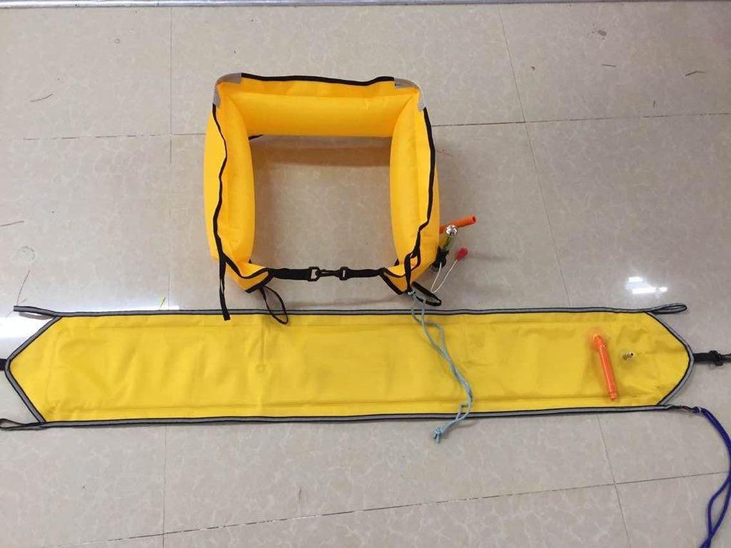 Fully Automatic Inflatable Lifebuoy Belt for Outdoor Water Rescue