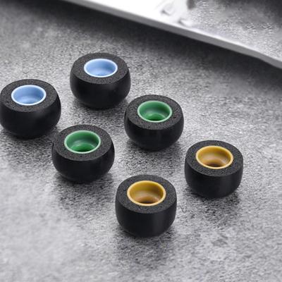 1 par de pontas de fone de ouvido sem fio, redução de ruído, espuma de memória, preto, pontas de fones de ouvido para Jabra-Elite65T para Sony-WF-1000XM3