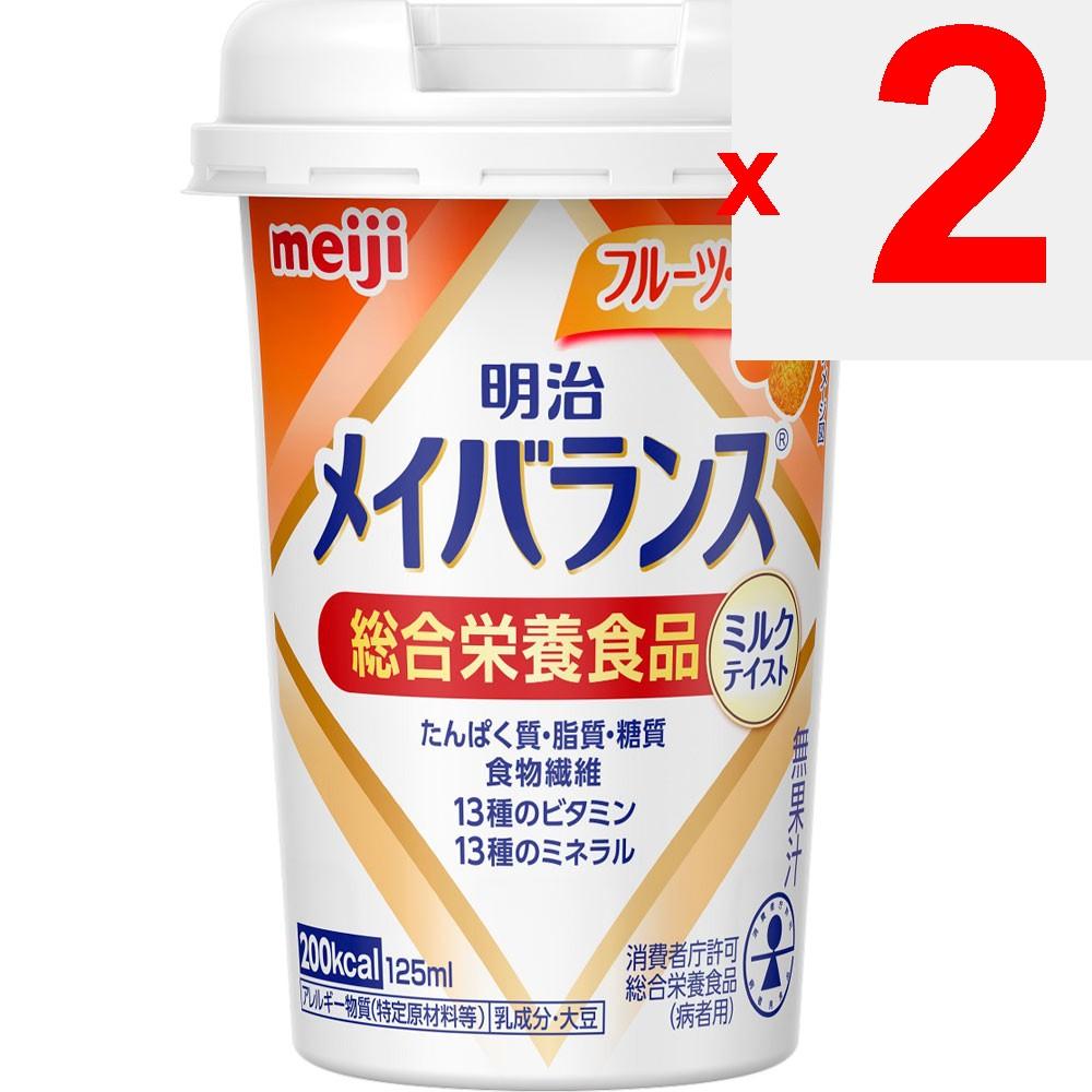 Meiji (tidigare Meiji Mjölkprodukter) Mei Balance Mini Cup Fruktsmak 125ml Maybalance Thia Förpackning Maybalance