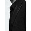 H M Single Breasted Tuxedo Jacket sliM Fit Black