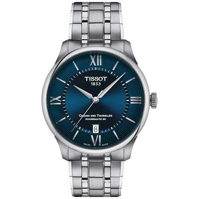 Relógio Tissot Chemin des Tourelles Powermatic 80, Unissexo, 39 mm, T1398071104800 [Importação Oficial]