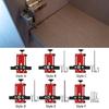 Cabinet Door Installation Positioner for Cabinetry Professional Aluminum Alloy Accessories Cabinet Installation Clamp Panel Clip