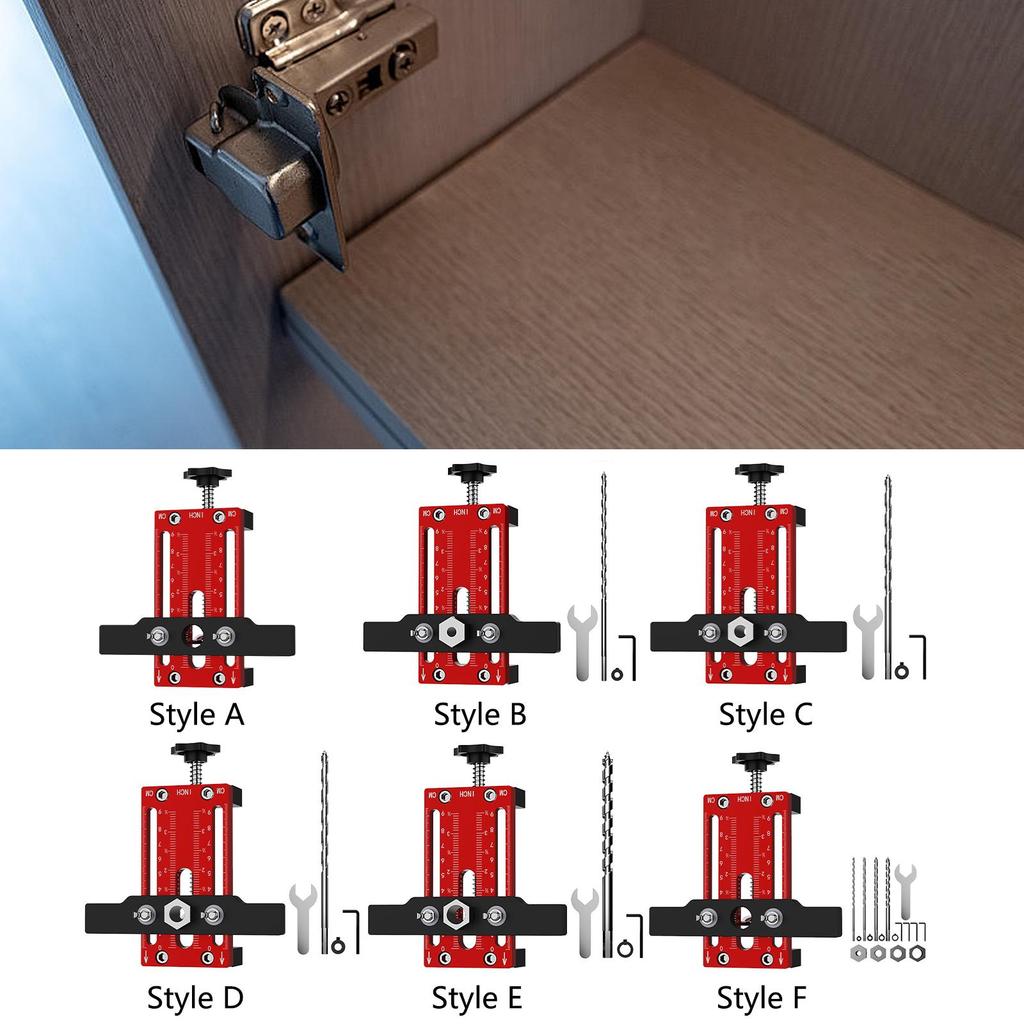 Cabinet Door Installation Positioner for Cabinetry Professional Aluminum Alloy Accessories Cabinet Installation Clamp Panel Clip