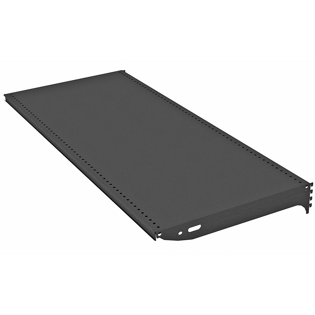 Full shelf Mega-M Basic L-100 cm D-40 cm anthracite RAL7016 + 2 pcs brackets D-40 cm N