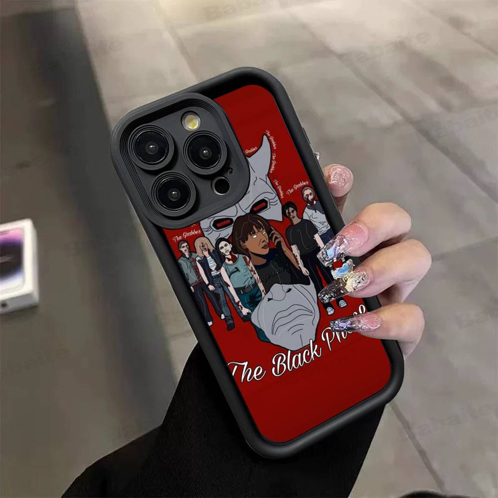 Horror Movie The B-Black P-Phone TPU Phone Cover For Iphone 17 16 15 14 13 12 11 Pro Max Plus Case Cover