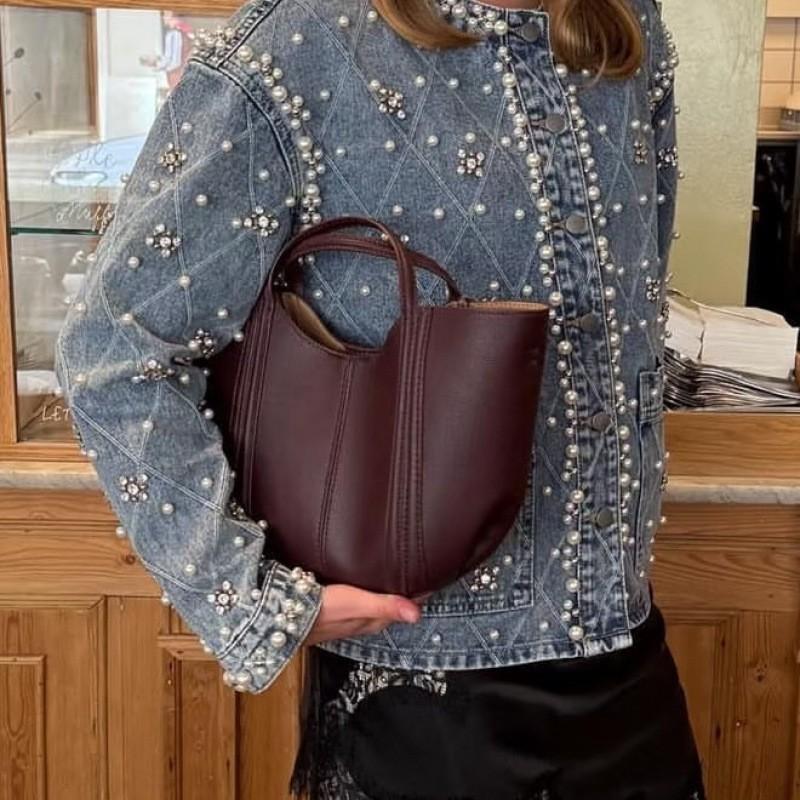 Spanish Women's Bag New Product Tote Knitted Thread Decoration Mini Casual Portable Cross-body Female
