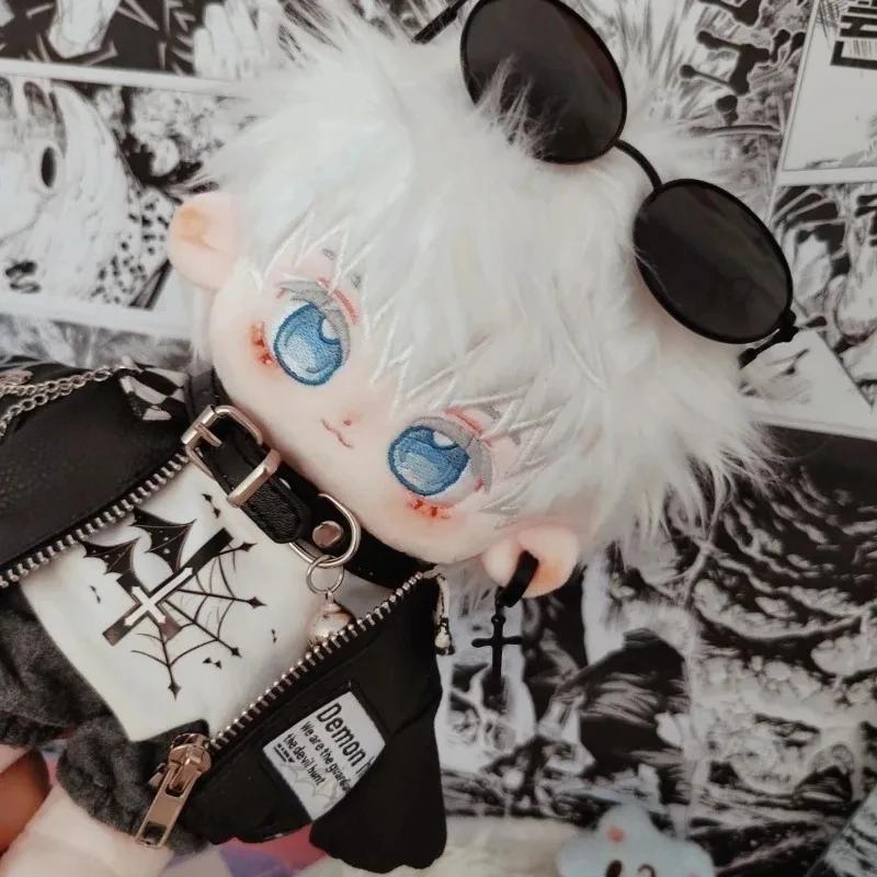 Jujutsu Kaisen Gojo Satoru 20cm Anime Cartoon Short Plush Body doll Plushies Xmas Gift Handsome Cotton Figures Pillow