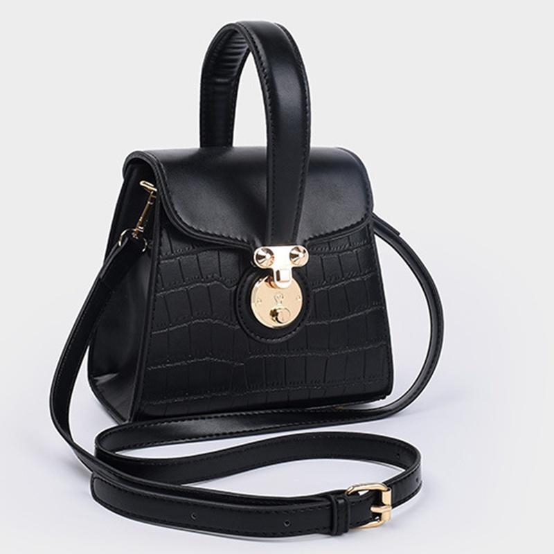 IELGY coconut bento box-shaped lock buckle all-match messenger bag women