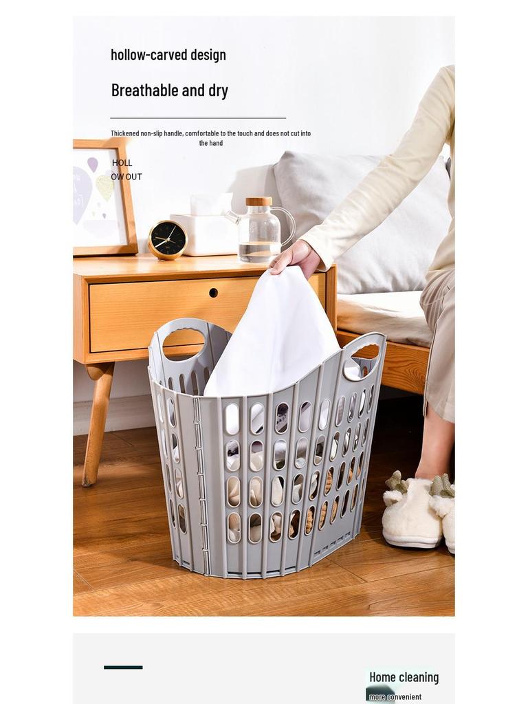 Cross-Border Hot-Selling Dirty Clothes Basket for Cloakroom, Bedroom, or Living Room