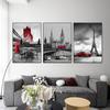 Paris Landscape Oil Painting Eiffel Tower Posters and Prints Modern Wall Art Living Room Home Decoration Frameless