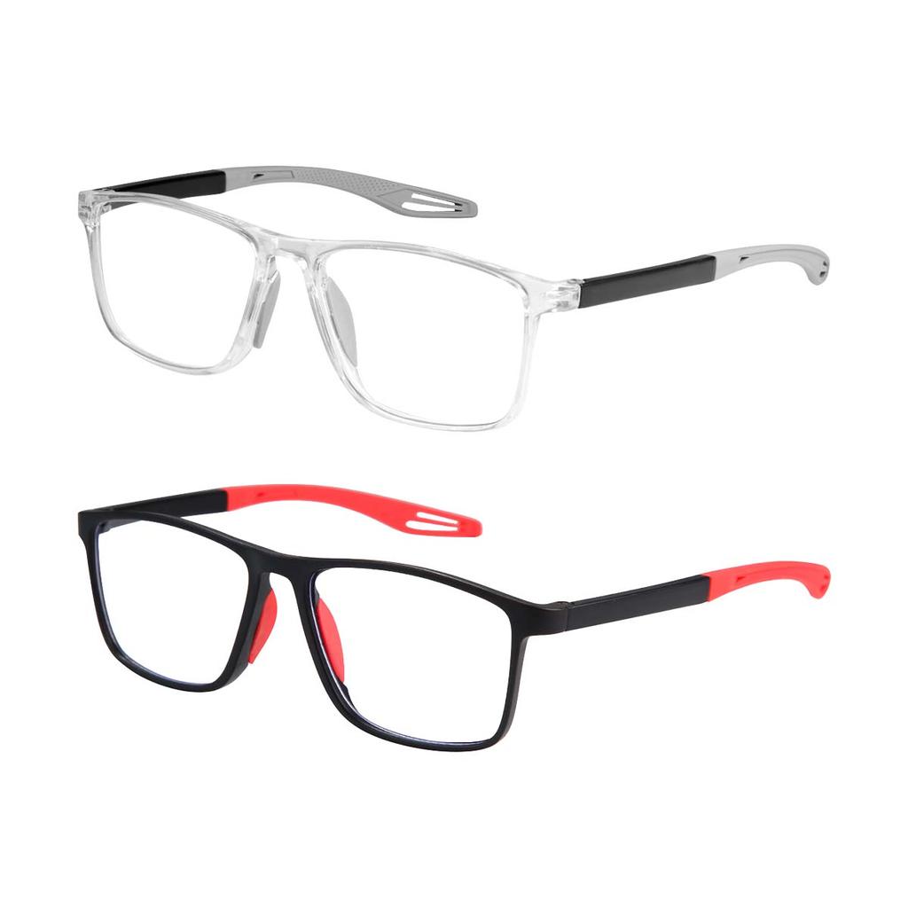 1/2PCS Reading Glasses Anti Blue Light Elderly Eyewears +100 +150 +200 +250 +300 Men Women's Large Frame Eyeglasses