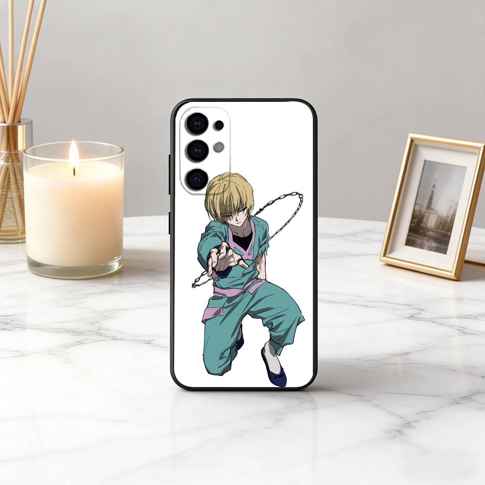 H-Hunter K-Kurapika  H-Hunter-HKH Phone Case For Samsung S25,S24,S21,S22,S23,S30,Ultra,S20,Plus,Fe,Lite,Note,10,Black Cover
