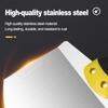 Stainless Steel Curved Trowel, Fan-Shaped Plaster Spatula, Thickened Bricklayer's Tool for Oil Workers, Ash Scraper