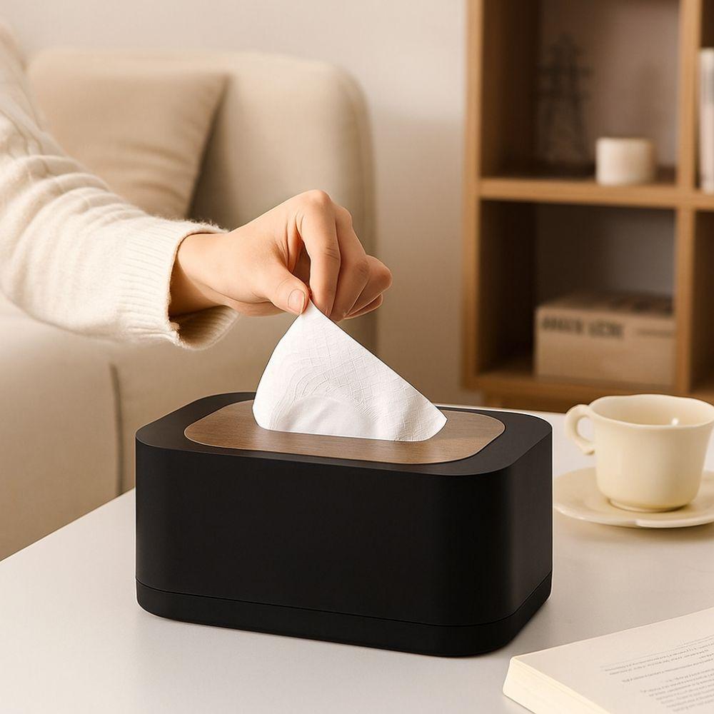 Plastikowy Uchwyt na Serwetki Wodoodporny Uchwyt na Papier Toaletowy Dozownik Chusteczek Stolik Kawowy