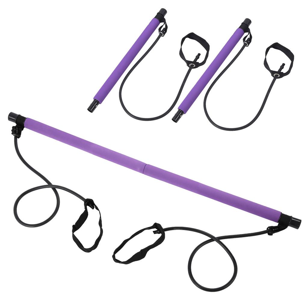 Multifunktionale Haushalts-Elastikstange Pilates-Stange Yoga-Zugseil Fitnessgerät