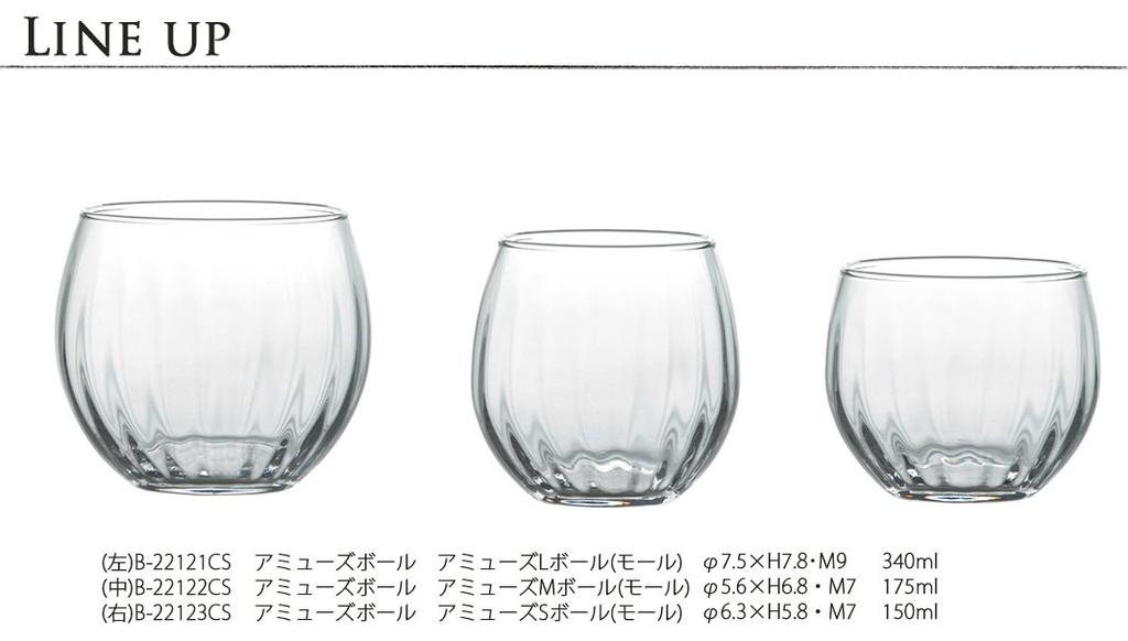 Toyo Sasaki Glass Amuse Ball Amuse S Ball Mall 150ml Made In Japan Dishwasher Safe Shatterproof Cup Glass Plate Dish Small Plate B-22123CS