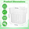 12Pcs Plastic Hanging Water Plant Cup Grass Plant Holder For Various Water Plant FishTanks Landscape Accessories