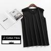 Liquid Ice Silk | Seamless Super Thin Men's Quick-Dry Vest, V-Neck & Round Neck, High Elasticity, Ideal for Summer Sports