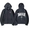 Ateez Welttournee Towards The Light Reißverschluss Kapuzenpullover Herren Damen Koreanischer Kpop Zip-Up Sweatshirt Mode Langarm Kapuzenpullover Jacke